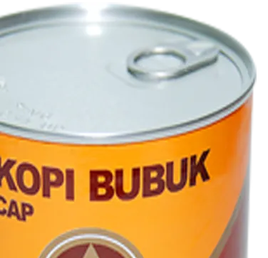 Tutup easy-open end dengan ring pembuka
