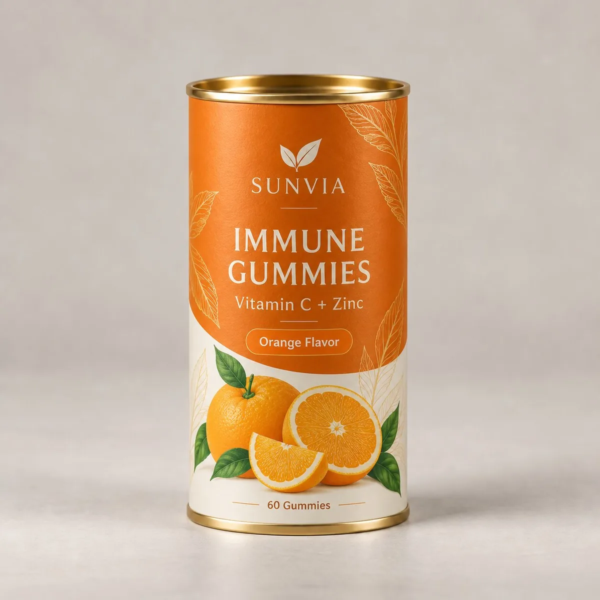 Contoh tabung immune gummies vitamin