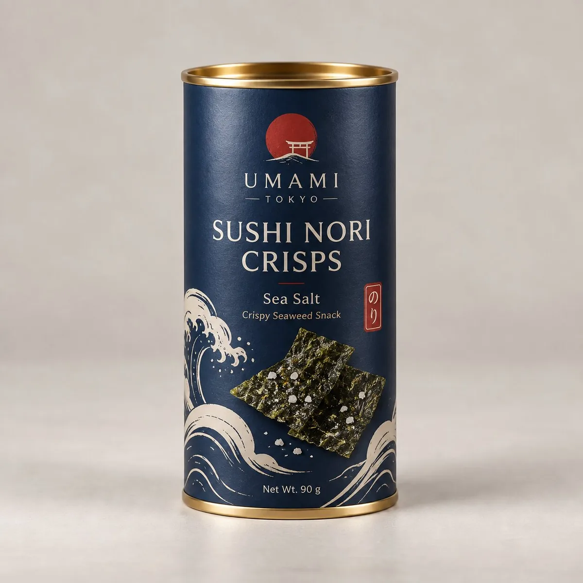 Contoh tabung nori seaweed snack