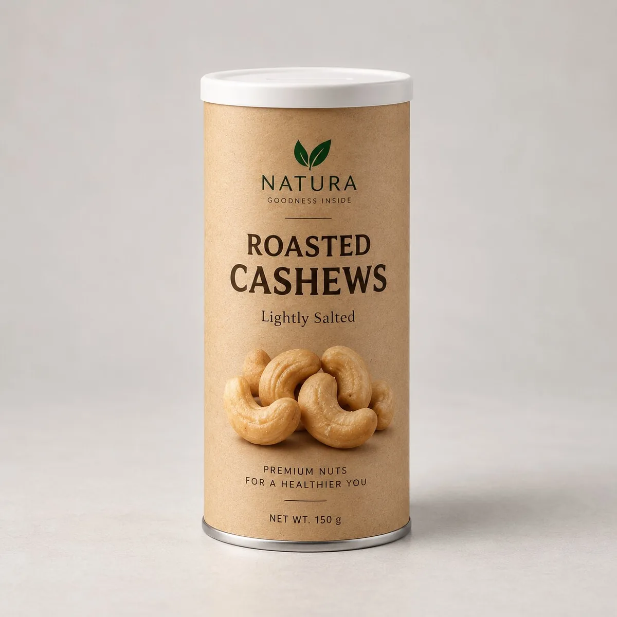 Contoh tabung roasted cashews